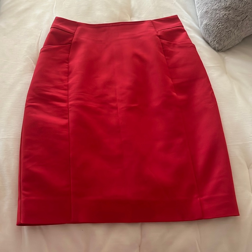 Red skirt